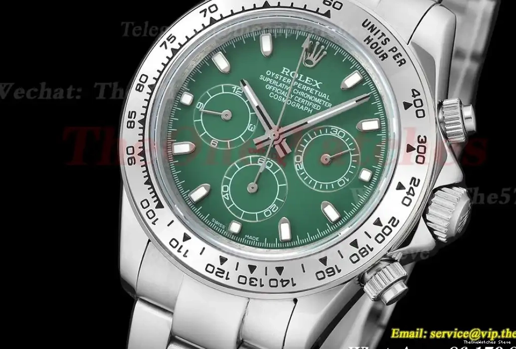 Daytona GDF GreenDial SS A3836 40mm SS 0318