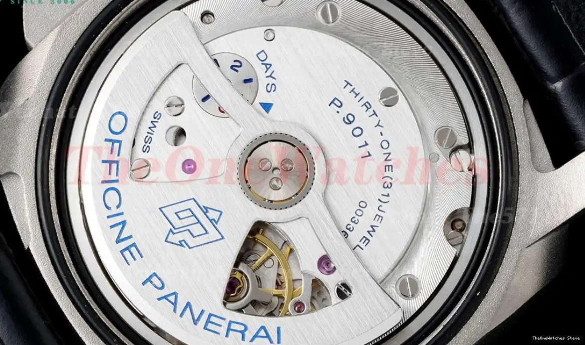 P9011 PAM1279 Blue LE GMT 42mm Dial Luminor VSF TI 0316