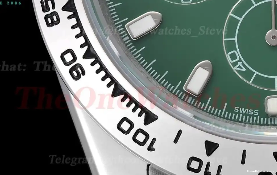 Daytona GDF GreenDial SS A3836 40mm SS 0318