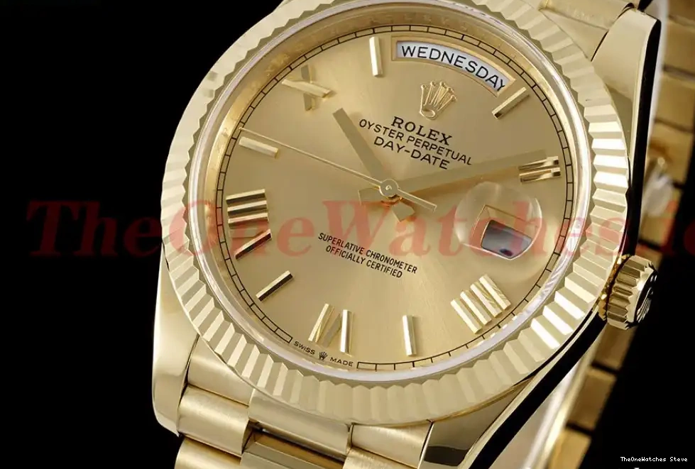 Gold - Rolex 228238 DayDate Weight) Pres GMF Dial (Gain 40mm YG YG A2836 0314