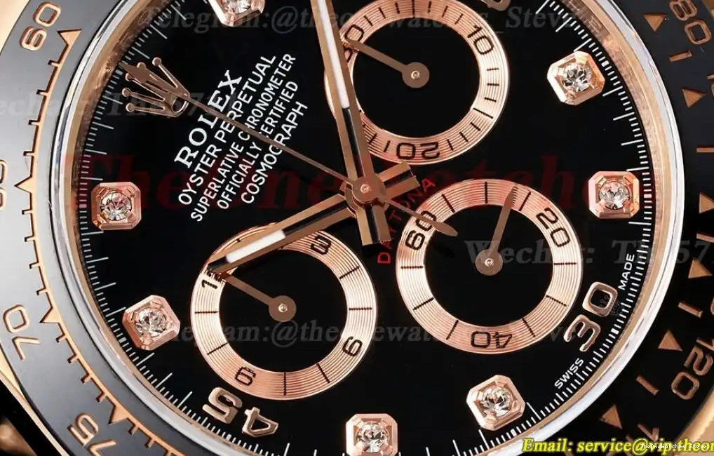 RG SA4130 Daytona RU Dia V2 116515 Black QF 40mm 0316