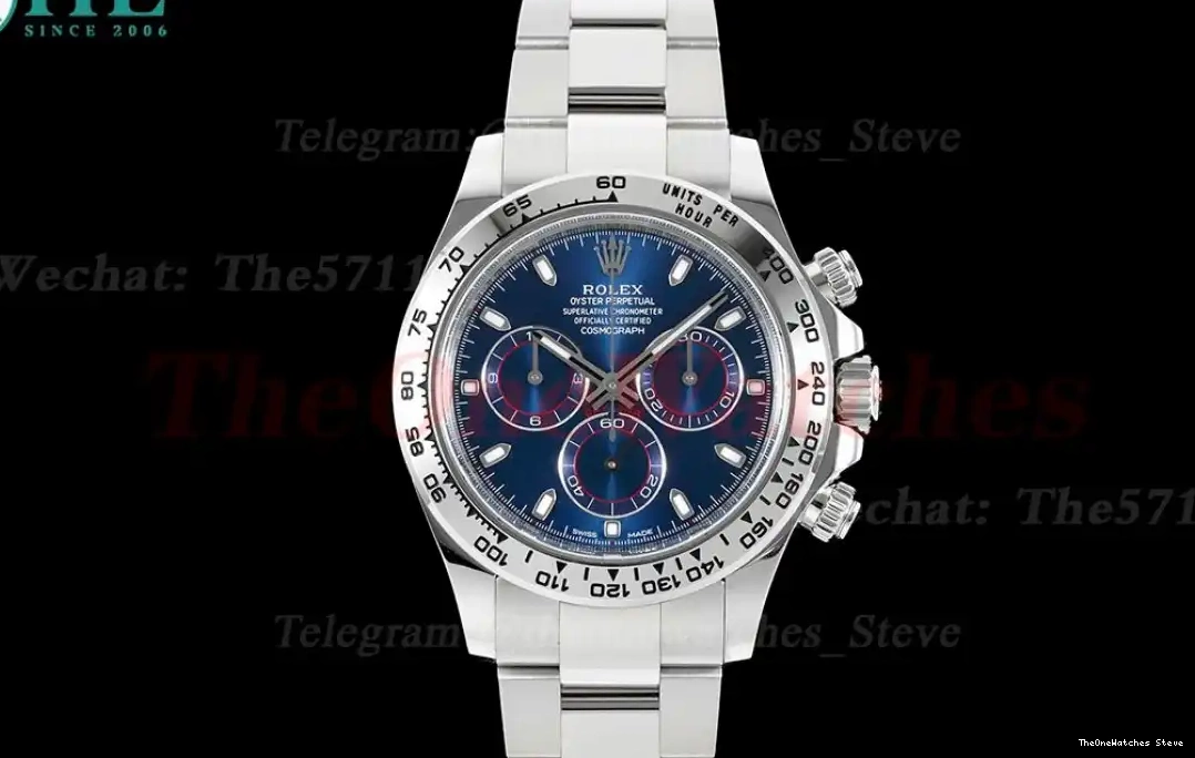 40mm 116509 Clean Daytona Blue SS DD4130 SS Dial 0314