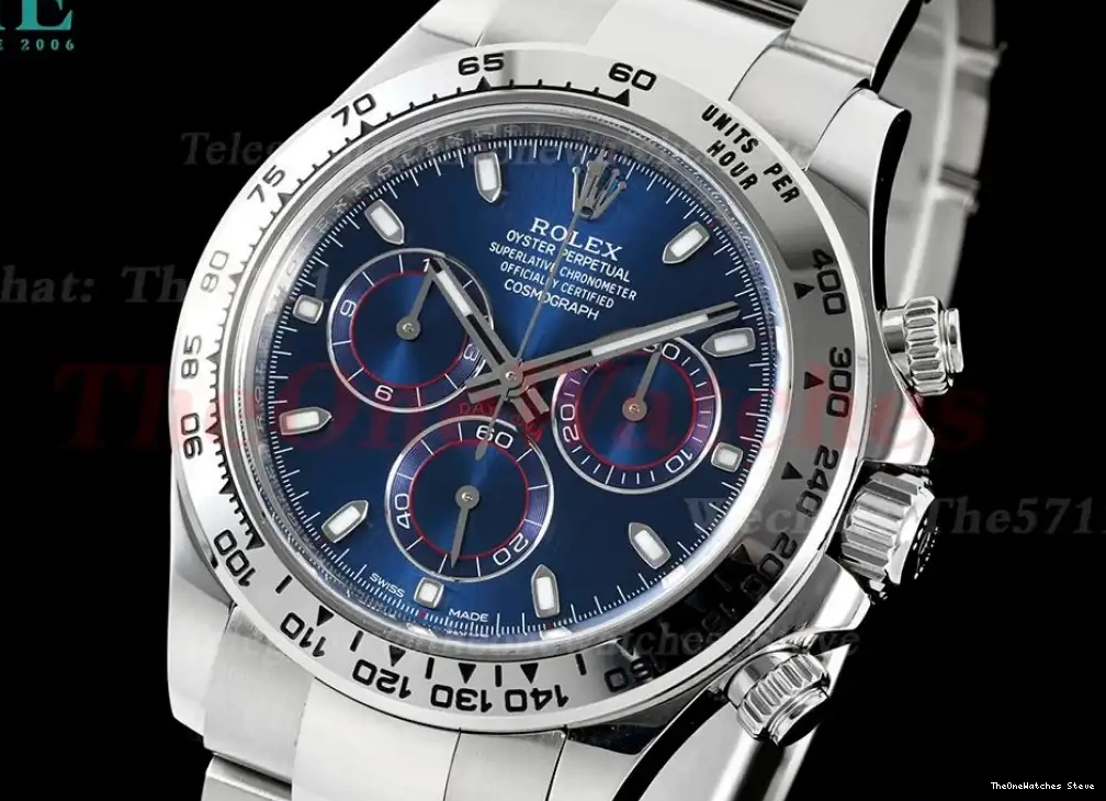 40mm 116509 Clean Daytona Blue SS DD4130 SS Dial 0314