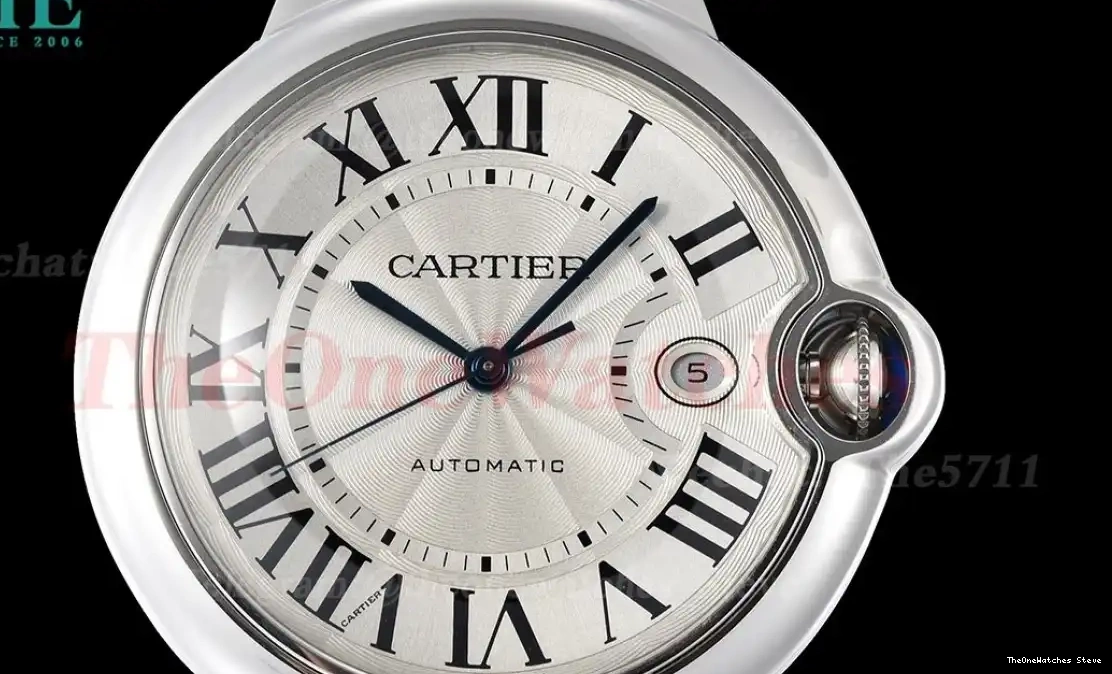 A2824 De 2022 White Ballon Cartier SS Dial Bleu SS V6F 42mm 0315