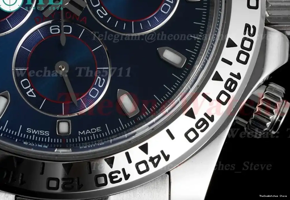 40mm 116509 Clean Daytona Blue SS DD4130 SS Dial 0314