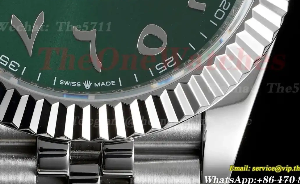 A3235 904L Jubilee Green 41mm SS Dial SS DIW Datejust  0318