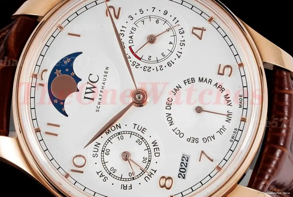 A52010 Dial Calendar White 5033 Perpetual APSF RG Portugieser LE 42mm 0315