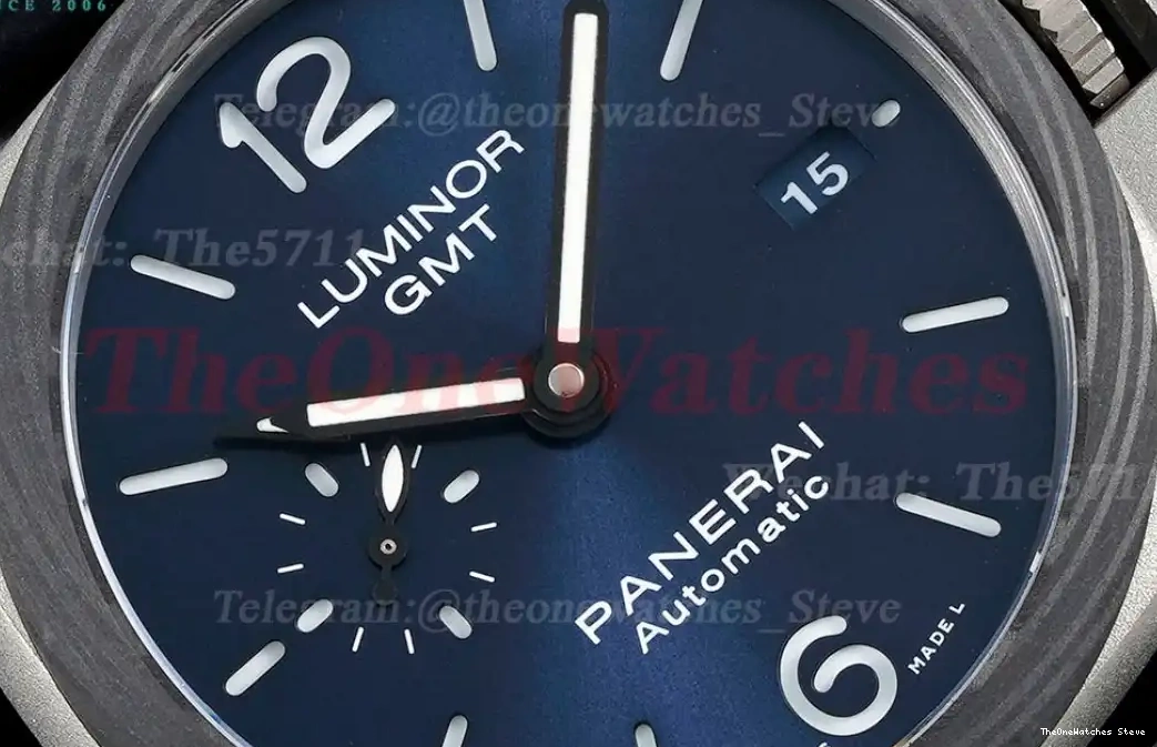 P9011 PAM1279 Blue LE GMT 42mm Dial Luminor VSF TI 0316